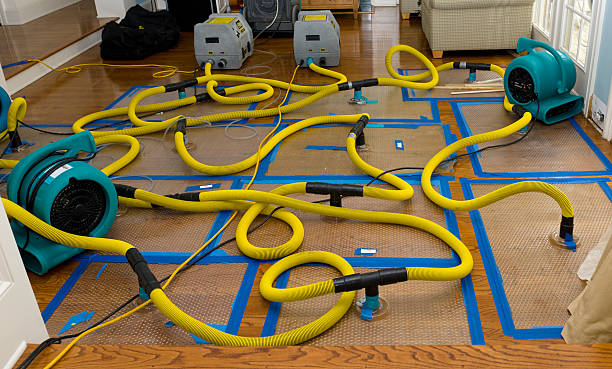 Professional Burst Pipe Water Damage technician working in Manawa, WI